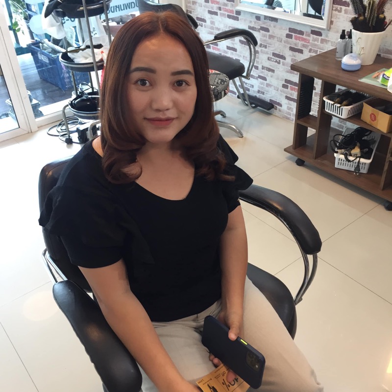 Client photo at Wawa Hair Salon Thailand
