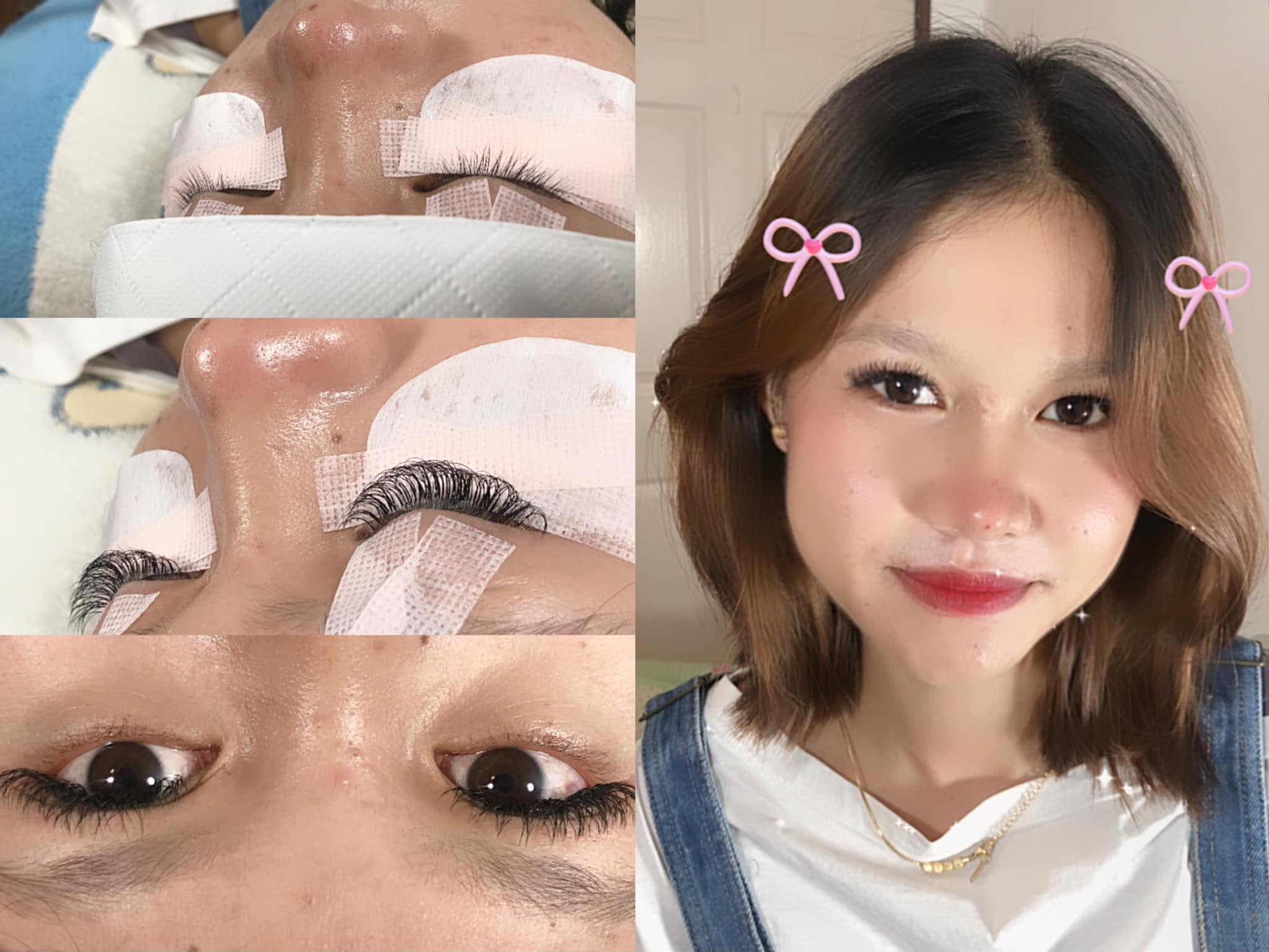 Client transformation at Wawa Hair Salon