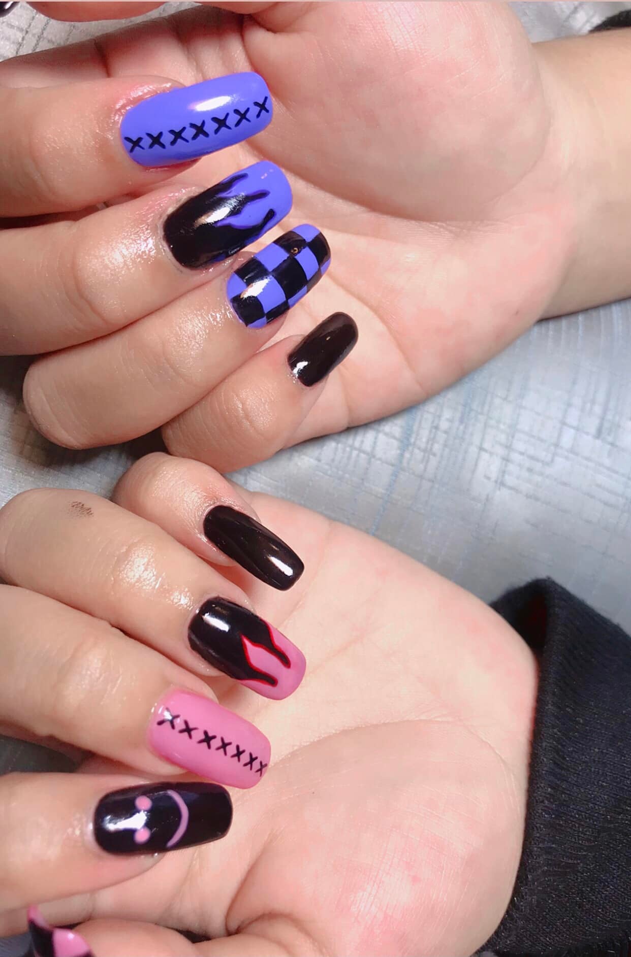 Creative nail polish design Mae Rim nail salon